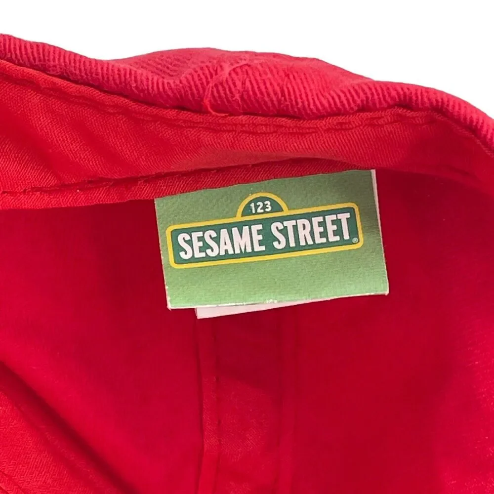 Elmo Hat Cap Sesame Street Brand Youth Size Strapback